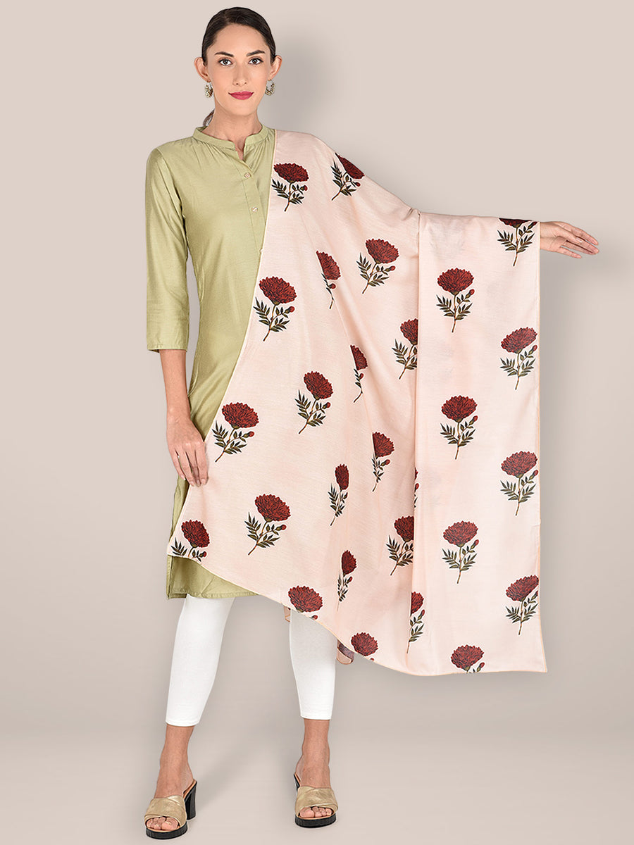 DUPATTA BAZAAR Dupatta in seta stampata da donna