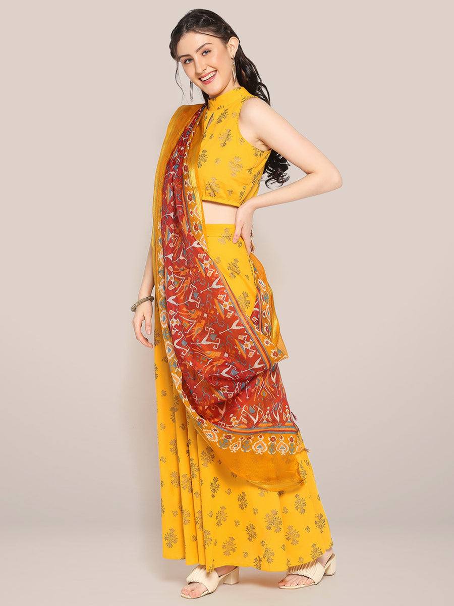 Elegant Blue Kota Doria Dupatta