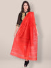 Red  Silk Blended  Dupatta - Dupatta Bazaar