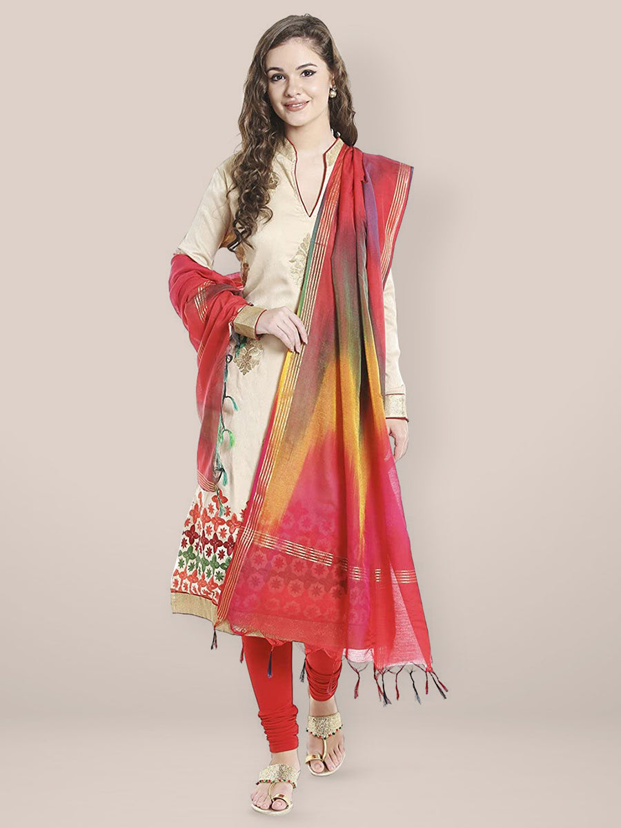Dual shade dupatta main image 1