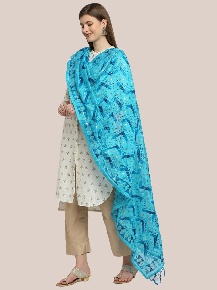 Embroidered Belchanderi Dupatta