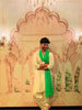 Men's Green Gotta Patti Leharia Dupatta for Kurta/Sherwani/Achkan