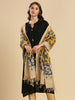 Kalamkari Mangalgiri Beige & Mustard Cotton Dupatta