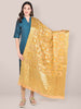 Beige Banarasi Bandhej Gharchola Silk Dupatta freeshipping - Dupatta Bazaar