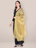 Blended Silk Dupatta in Mustard freeshipping - Dupatta Bazaar