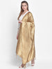 Dupatta Bazaar Woman's Gold Banarasi Silk Dupatta with Bhandej design. - Dupatta Bazaar