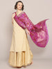 Purple Gharchola Bandhini dupatta