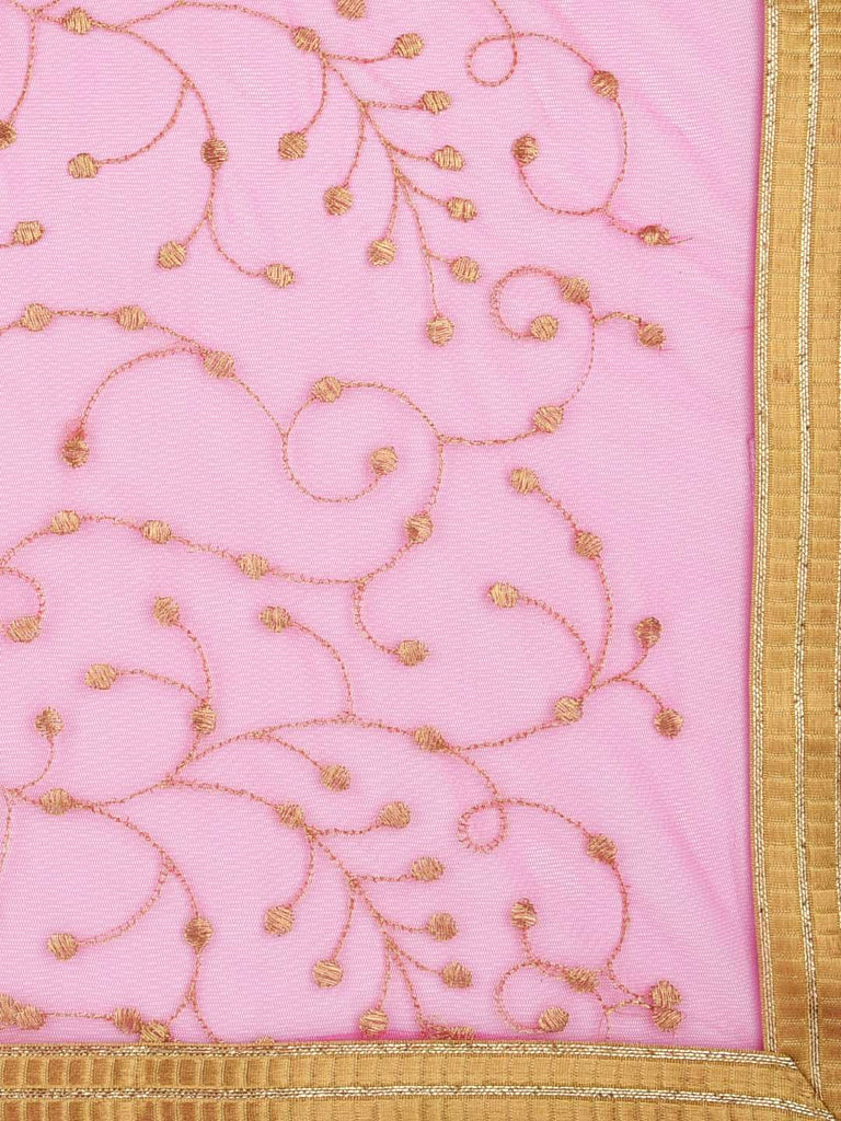 Bridal Rani Pink Organza Dupatta /stole /wrap, Free Shipping in US - Israel Bridal Rani Pink Organza Dupatta /stole /wrap, Free Shipping in US - Israel