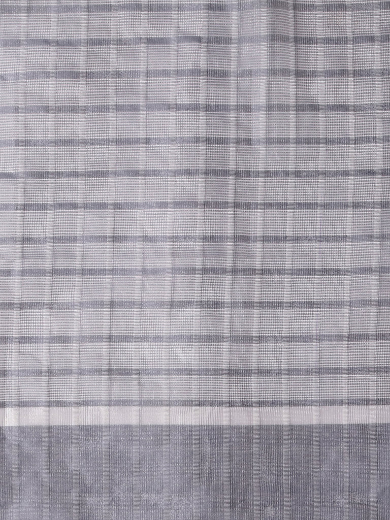 Grey Sequinned Cotton Dupatta