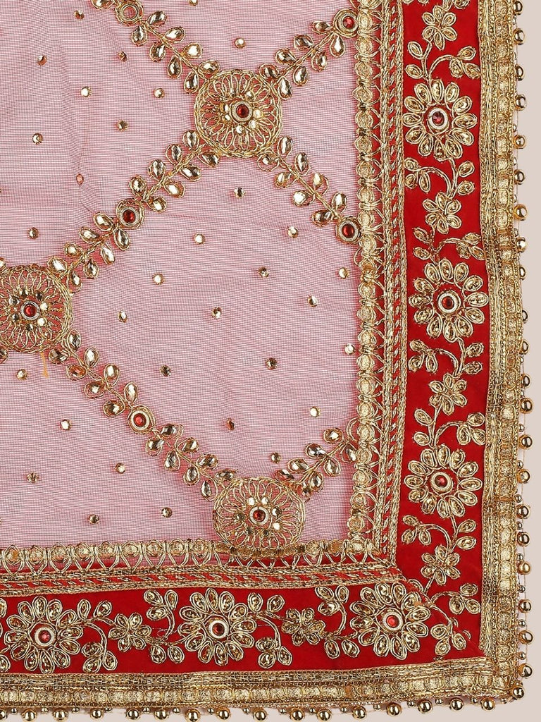 Red bridal dupatta buy online hot sale