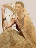 Gold Bridal & Wedding Wear Net Dupatta