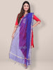 Blue Silk Dupatta freeshipping - Dupatta Bazaar