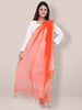 Orange Silk  Dupatta freeshipping - Dupatta Bazaar