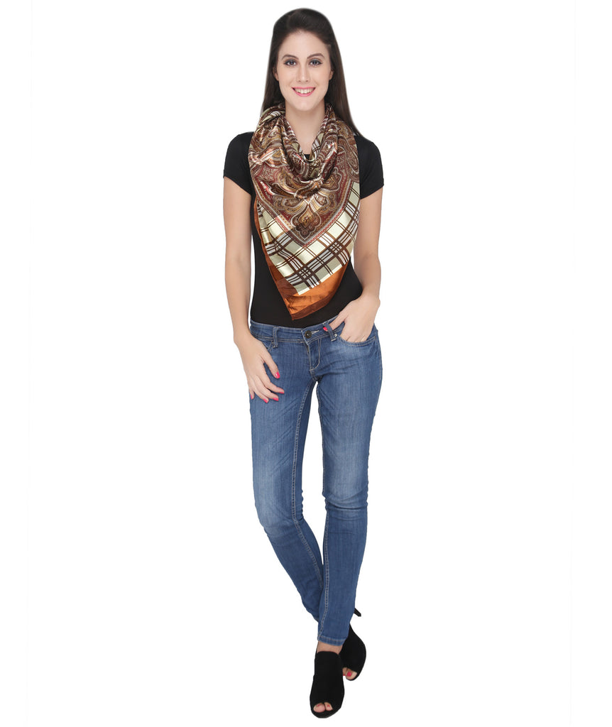 Stunning Polysilk Scarve - Dupatta Bazaar