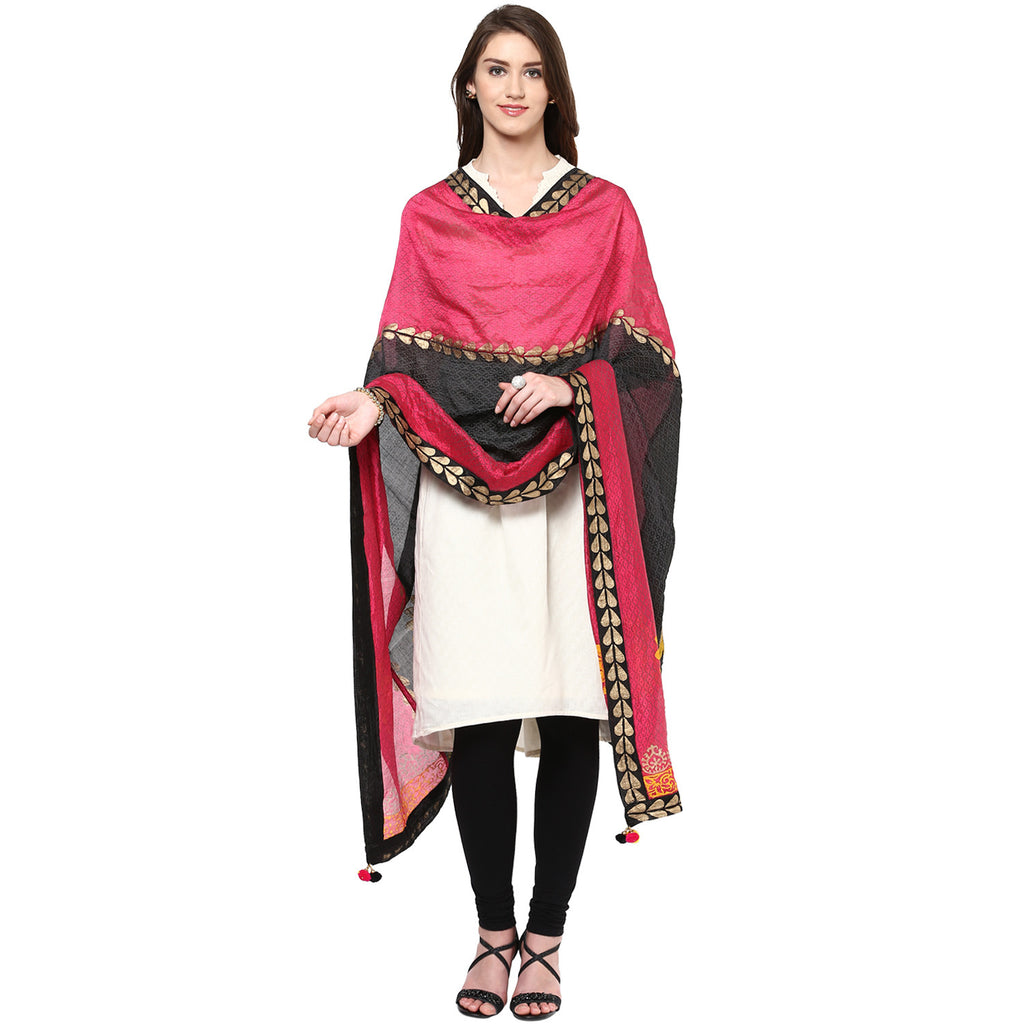 Fancy Silk Dupatta - Dupatta Bazaar