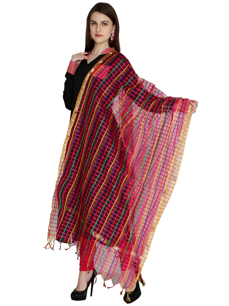 Multicolour dupatta - Dupatta Bazaar