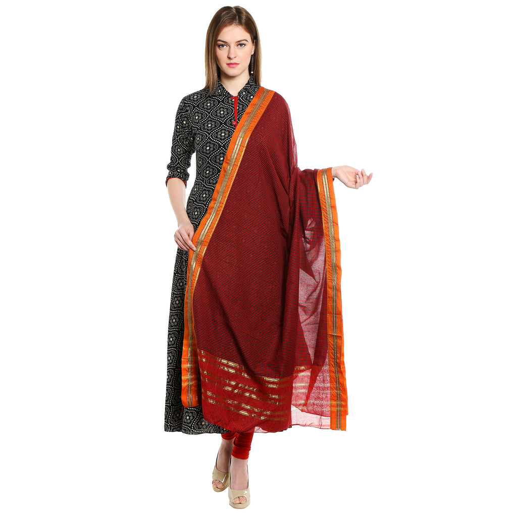 Cotton Handloom Dupatta - Dupatta Bazaar