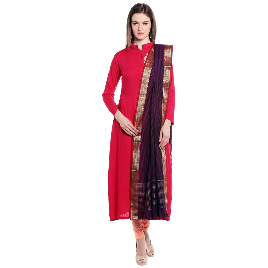 Cotton Handloom Dupatta - Dupatta Bazaar