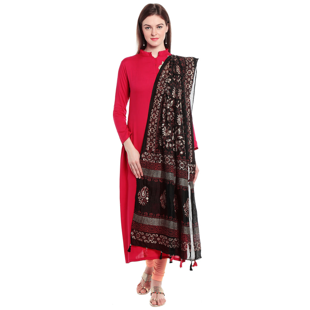 Crushed Silk Dupatta - Dupatta Bazaar