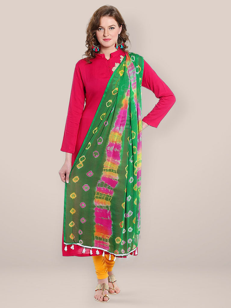 Printed Chiffon Dupatta freeshipping - Dupatta Bazaar