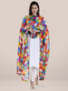 Multicoloured Printed Chiffon Dupatta freeshipping - Dupatta Bazaar