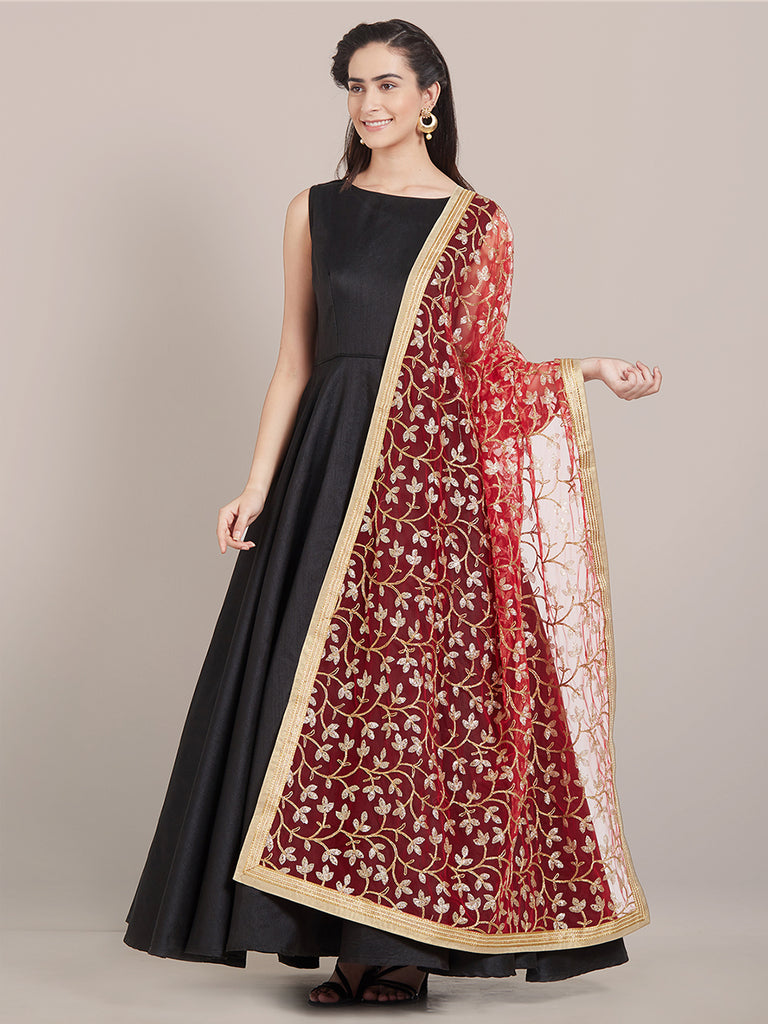 golden dress with red dupatta PORKISS 6 Drawer Dresser, Tall Double Dressers for Bedroom with PU Lea main image 1