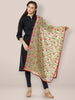 Multicolour Embroidered Dupatta freeshipping - Dupatta Bazaar