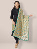 Multicolour Embroidered Dupatta freeshipping - Dupatta Bazaar