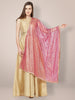 Pink Embellished Net Dupatta. freeshipping - Dupatta Bazaar