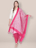 Embroidered Pink Organza Dupatta freeshipping - Dupatta Bazaar