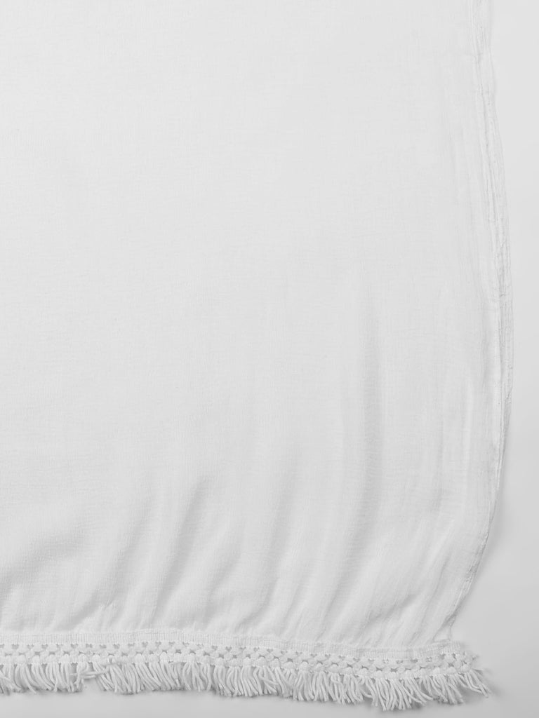 DUPATTA BAZAAR Dupatta, Bianco, Etichettalia Unica Donna DUPATTA BAZAAR Dupatta, Bianco, Etichettalia Unica Donna