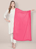 Dupatta Bazaar Woman's Pink Chiffon Dupatta . freeshipping - Dupatta Bazaar