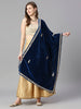 Gotta Patti Work Velvet Blue Dupatta