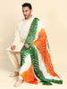 Men's Republic Day/Independence Day Tiranga Tri Colour Bandhini Silk Dupatta