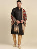 Men's Kalamkari Mangalgiri Cotton Dupatta for Kurta/Sherwani/Achkan