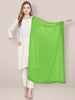 Parrot Green Chiffon Dupatta freeshipping - Dupatta Bazaar