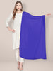 Royal Blue Chiffon Dupatta freeshipping - Dupatta Bazaar