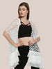White Lace Stole with Ruffles