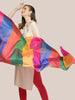 Multicolour Blended Silk Dupatta