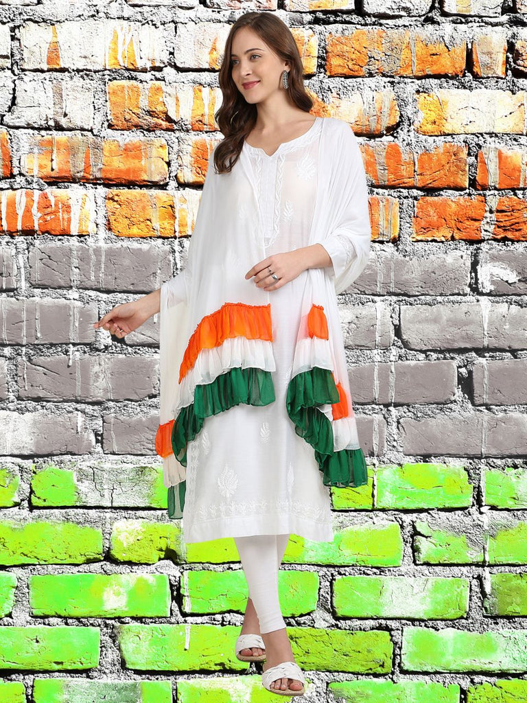 Silk Full Sleeve Special Kurti For Independence