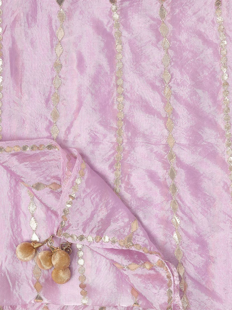 Grey Gotta Patti Silk Dupatta main image 1