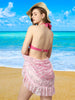 Light Pink Ruffle Net Skirt Sarong