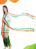 Tricolour Organza Dupatta