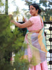 Multicolour Dupatta in Soft Pastels