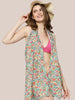 Quirky Floral Printed Crepe Sarong.