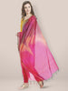 Pink Shaded Silk Dupatta freeshipping - Dupatta Bazaar