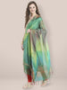 Green Shaded Silk Dupatta freeshipping - Dupatta Bazaar