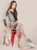 Mtulticoloured Embellished Blended Silk dupatta freeshipping - Dupatta Bazaar